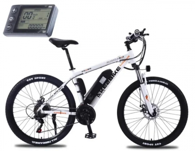 Электровелосипед AKEZ АК3-EM039 36V13Ah (спицы) белый
