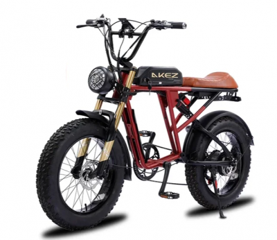 Электровелосипед AKEZ SUPER 73 S2 48V18Ah красный