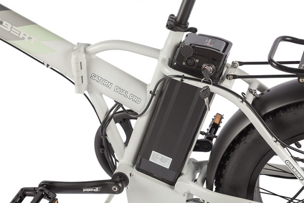 Электровелосипед Gelbert Saturn Dual PRO серый
