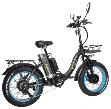 Электровелосипед SYCCYBA F11 DUAL BLUE