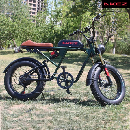 Электровелосипед AKEZ SUPER 73 S2 48V18Ah зеленый
