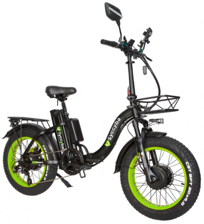 Электровелосипед SYCCYBA F11 DUAL GREEN