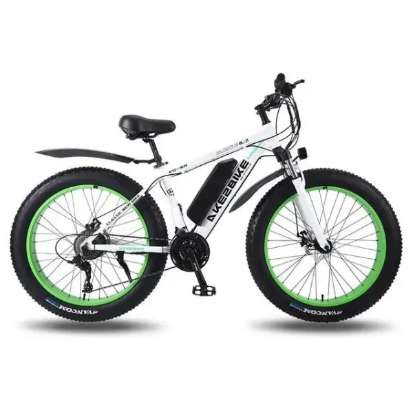 Электровелосипед AKEZ Hongze Snow 36V10Ah белый