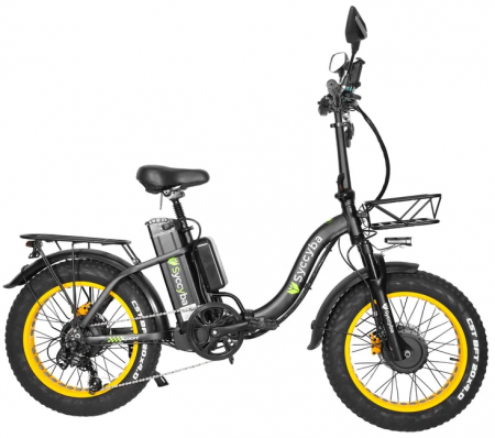 Электровелосипед SYCCYBA F11 DUAL YELLOW