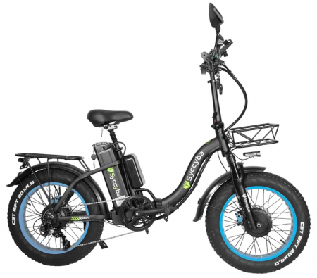 Электровелосипед SYCCYBA F11 DUAL BLUE