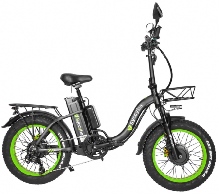 Электровелосипед SYCCYBA F11 DUAL GREEN