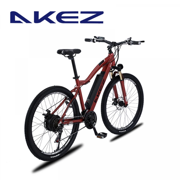 Электровелосипед AKEZ Grizzly коричневый