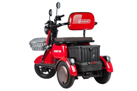 Электротрицикл Rutrike Gelbert Sun 48V/60V 650Вт красный