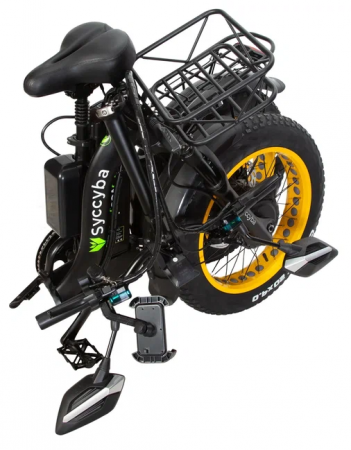 Электровелосипед SYCCYBA F11 DUAL YELLOW