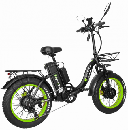 Электровелосипед SYCCYBA F11 DUAL GREEN