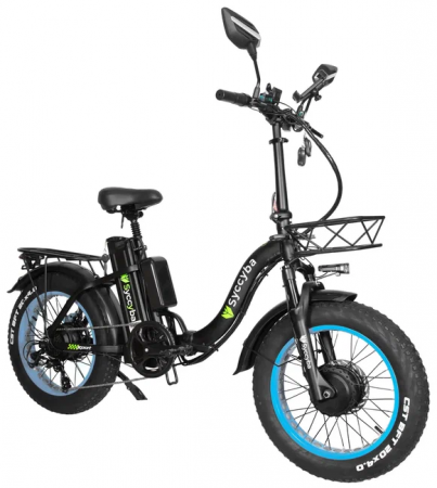 Электровелосипед SYCCYBA F11 DUAL BLUE