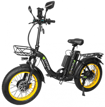 Электровелосипед SYCCYBA F11 DUAL YELLOW